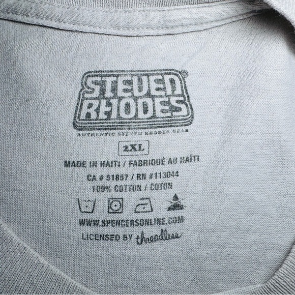 Don't Talk to Strangers Alien T-Shirt By Steven Rhodes Size 2XL Beige - Picture 9 of 9